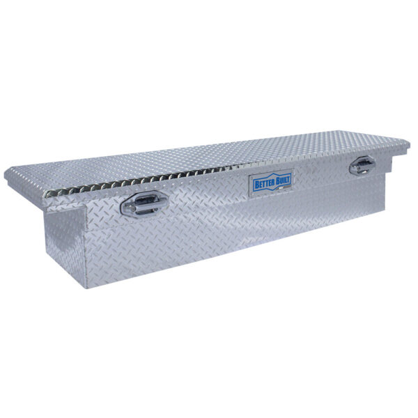 BETTER BUILT 79011002 71in Saddle Truck Box Low-Profile Brite Aluminum product image