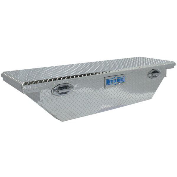 Better Built 79011056 Saddle Truck Box, 63 in Low-Profile Wedge, Brite Aluminum product image