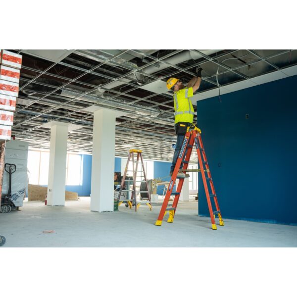 Werner 6207 7ft Type IA Fiberglass Step Ladder, Single-Sided, 300 lb Duty Rating product image