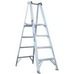 Werner P372 Aluminum Platform Ladder, 2 ft, Type IA, 8 ft Reach Height, 300 lb Duty Rating product image