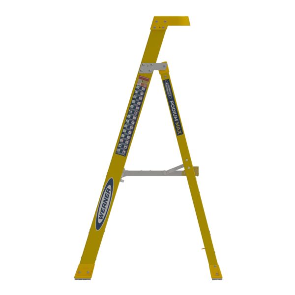 Werner PD7302 Fiberglass Podium Ladder, 2 ft Type IAA, 8 ft Reach Height product image