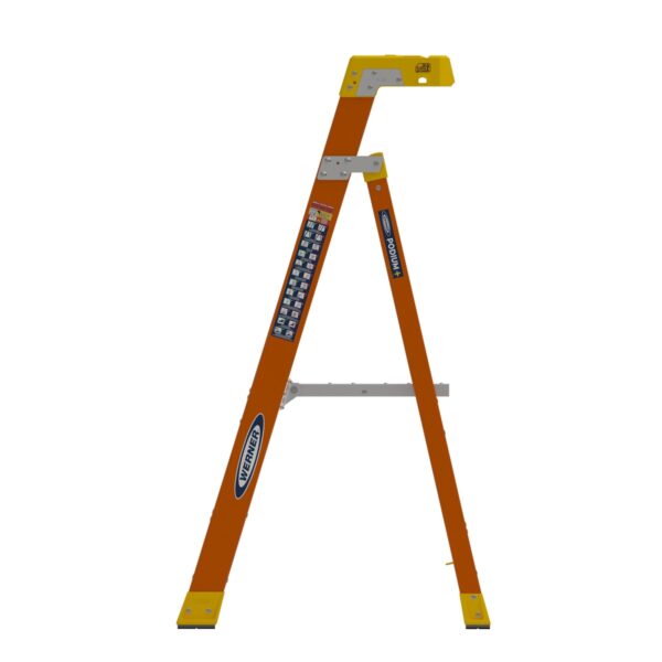 Werner PDLIA02 8ft Reach Fiberglass Podium+ Ladder, 2 ft Type IA, 300 lb Capacity product image