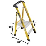 Werner PD7302 Fiberglass Podium Ladder, 2 ft Type IAA, 8 ft Reach Height product image