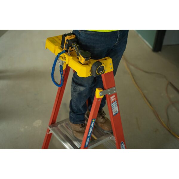 Werner PDLIA02 8ft Reach Fiberglass Podium+ Ladder, 2 ft Type IA, 300 lb Capacity product image