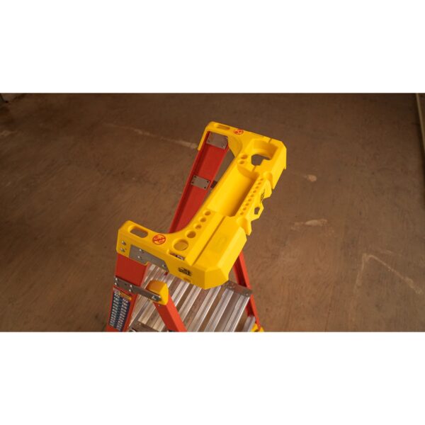 Werner PDLIA02 8ft Reach Fiberglass Podium+ Ladder, 2 ft Type IA, 300 lb Capacity product image