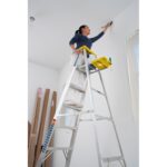 Werner 368 8ft Type I Aluminum Step Ladder, Single-Sided, 250 lb Duty Rating product image