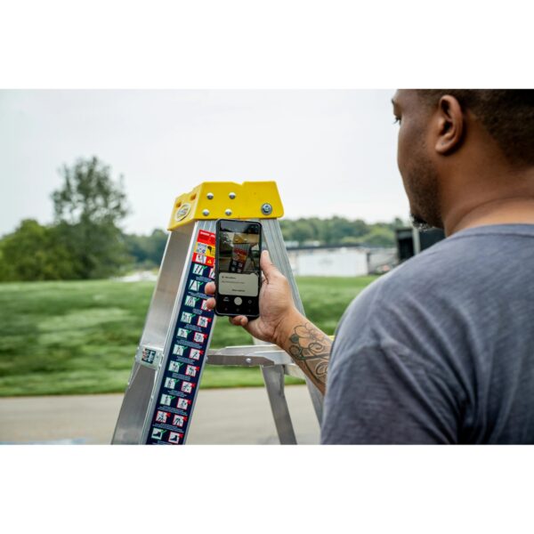 Werner 378 8ft Type IA Aluminum Step Ladder, Single-Sided, 300 lb Load Capacity product image