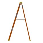 Werner 6208 8ft Type IA Fiberglass Step Ladder, Single-Sided, Orange product image