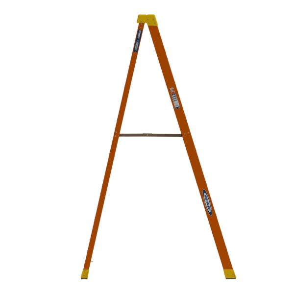 Werner 6208 8ft Type IA Fiberglass Step Ladder, Single-Sided, Orange product image
