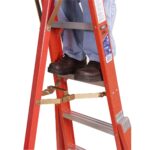 Werner FTP6208 8ft Type IA Fiberglass Tripod Ladder, 300 lb Load Capacity product image
