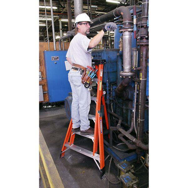 Werner FTP6208 8ft Type IA Fiberglass Tripod Ladder, 300 lb Load Capacity product image