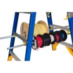 Werner OBEL08 8ft Type IAA Fiberglass Electricians JobStation, Single-Sided, Blue product image