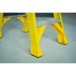 Werner 6308 8ft Type IAA Fiberglass Step Ladder, Single-Sided, Yellow product image