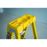 Werner 6308 8ft Type IAA Fiberglass Step Ladder, Single-Sided, Yellow product image