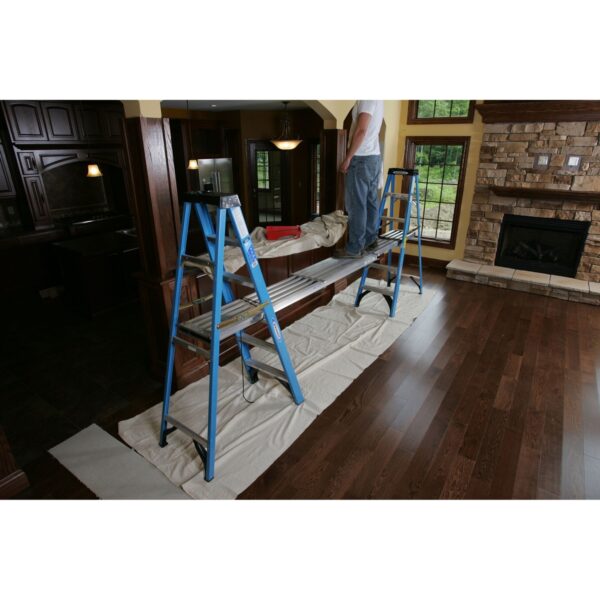 Werner PA208 Aluminum Extension Plank, 8 ft to 13 ft, 250 lb Capacity, 26 in W x 2.5 in H product image