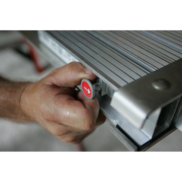 Werner PA208 Aluminum Extension Plank, 8 ft to 13 ft, 250 lb Capacity, 26 in W x 2.5 in H product image