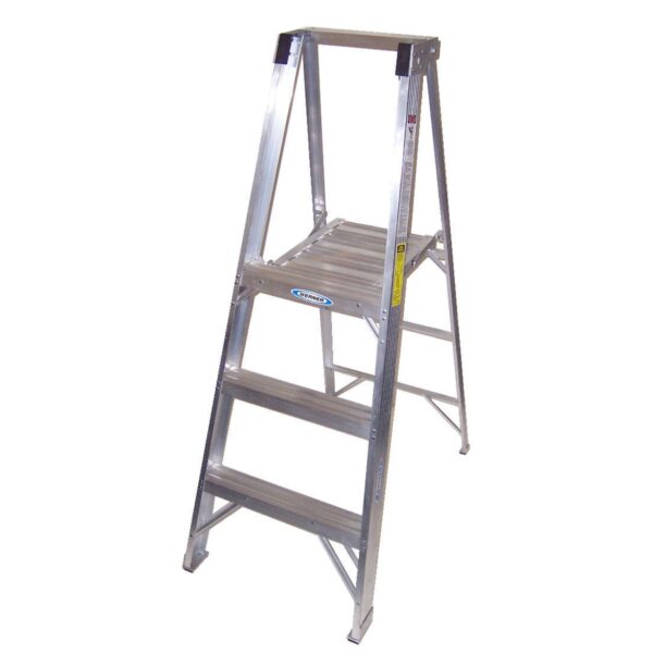 Werner P373 3 ft Aluminum Platform Ladder, Type IA, 300 lb Duty Rating, 9 ft Reach Height product image