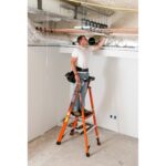 Werner PDIA03 3ft Fiberglass Podium Ladder, Type IA, 300 lb Load, 9 ft Reach product image