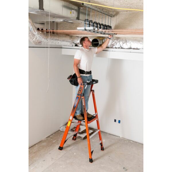 Werner PDIA03 3ft Fiberglass Podium Ladder, Type IA, 300 lb Load, 9 ft Reach product image