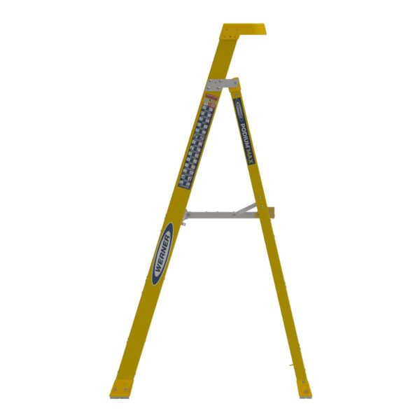 Werner PD7303 Fiberglass Podium Ladder, 3 ft, Type IAA, 375 lb Load, 9 ft Reach Height product image