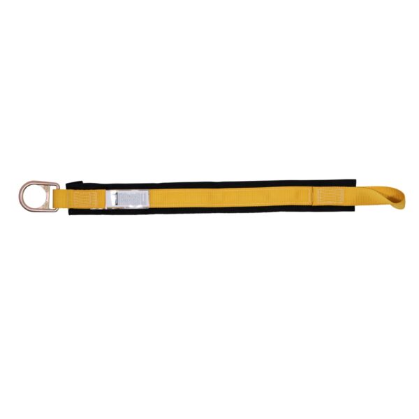 Werner A111106 Cross Arm Strap Anchor, 6 ft Web Loop with D-Ring, Gold product image