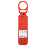 Werner A210400 Plated Steel Roof Anchor with D-Ring, Red, 16 in Length product image