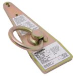 Werner A216400 Steel Bull Ring Anchorage Connector, Zinc Plated, Gold, 12 in L product image