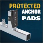 Werner A610000 Door Jamb Anchor, Adjustable 20?59 in, Silver, 18.3 lb product image