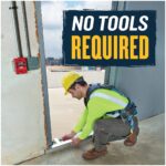 Werner A610000 Door Jamb Anchor, Adjustable 20?59 in, Silver, 18.3 lb product image