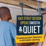 Werner AH2510C Aluminum Attic Ladder, 25 in x 54 in Opening, 8 ft?10 ft Ceiling, 375 lb Load product image