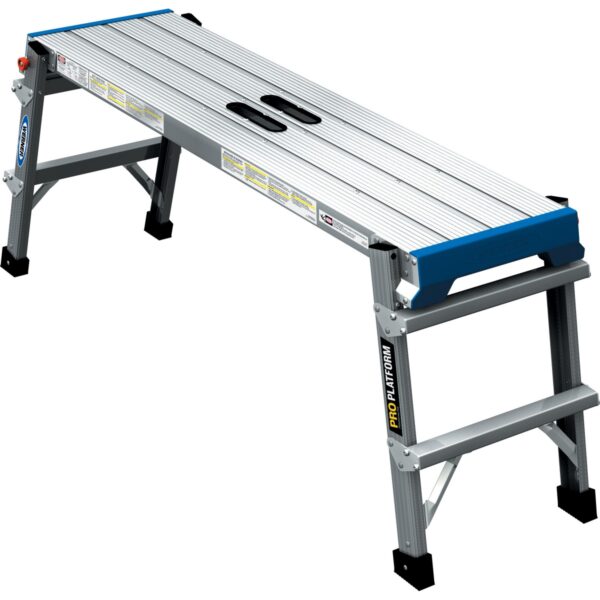 Werner AP-25 Aluminum Pro Work Platform, 300 lb Load Capacity, 50.4 in L x 15.6 in W x 3.6 in H product image