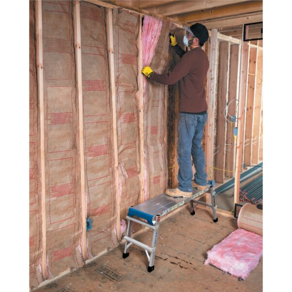 Werner AP-25 Aluminum Pro Work Platform, 300 lb Load Capacity, 50.4 in L x 15.6 in W x 3.6 in H product image