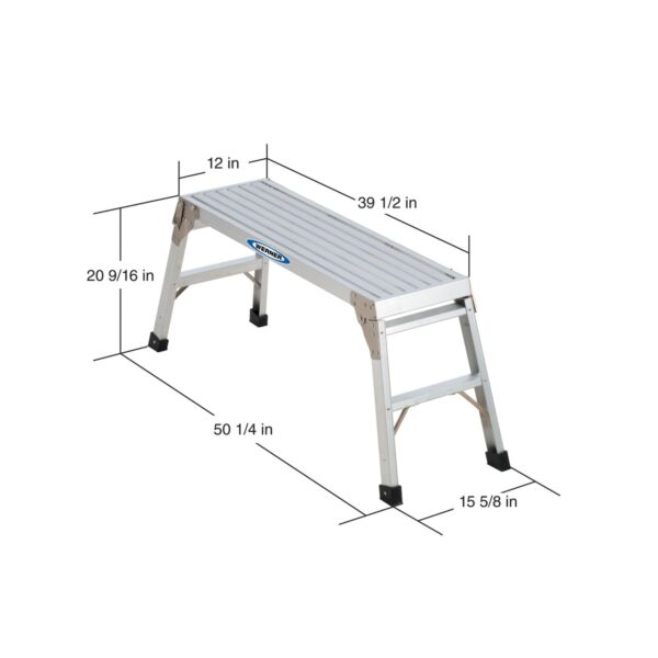 Werner AP-20X-2 Aluminum Project Platform, 250 lb Load Capacity, 2-Pack product image