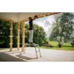 Werner AP-2030-MP3 Aluminum Work Platform, Adjustable 20?30 in Height, 300 lb Load, 46 in x 14 in Deck product image