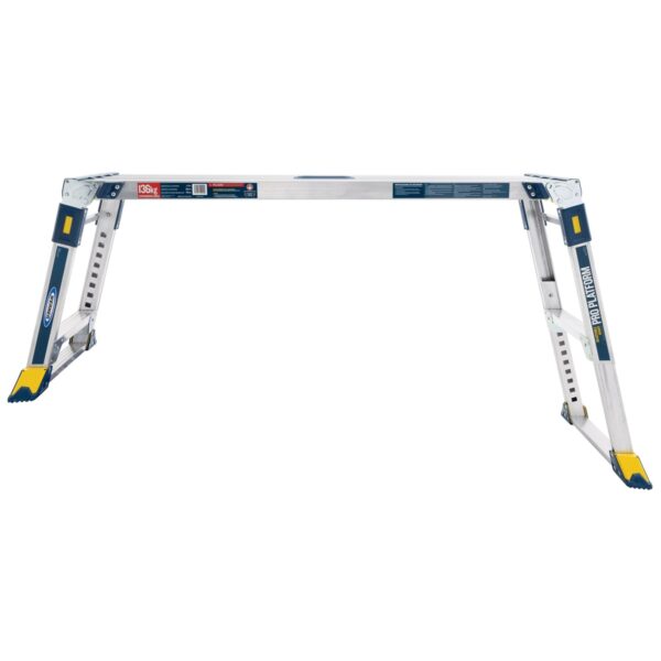 Werner AP-2030-MP3 Aluminum Work Platform, Adjustable 20?30 in Height, 300 lb Load, 46 in x 14 in Deck product image
