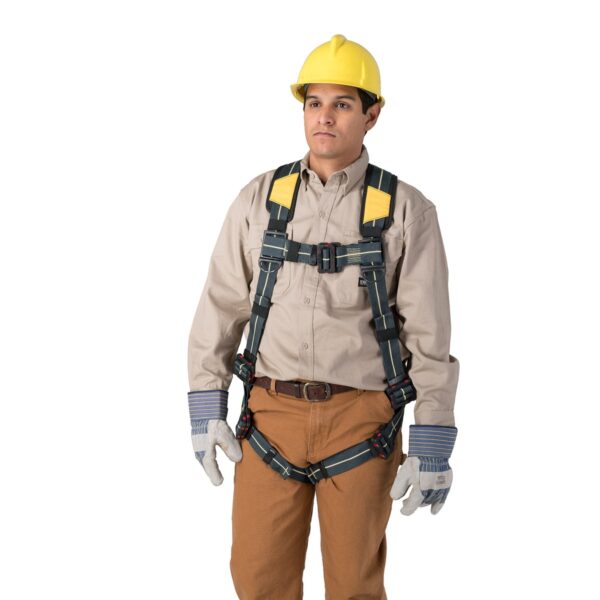 Werner H914002 Arc Flash Harness Standard Back D-Ring, Dielectric Pass Thru Legs, Size M/L product image