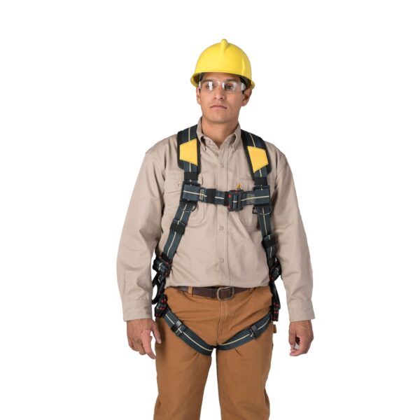 Werner H914004 Arc Flash Harness, Standard Back D-Ring, Dielectric Pass Thru Legs, XL product image