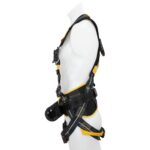 Werner H934101 Arc Flash Construction Harness, Back and Hip D-Rings, Dielectric Pass Thru Leg Buckles, Small product image