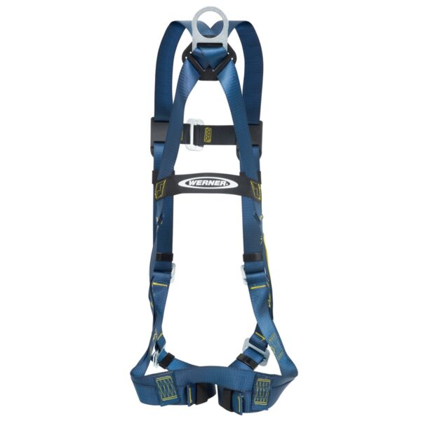 Werner H411002 BaseWear Standard Back D-Ring Full Body Harness, Universal Size product image