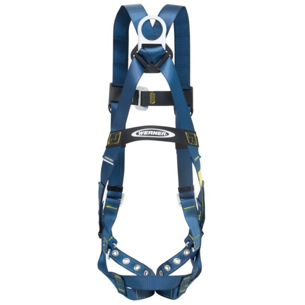Werner H412002 BaseWear Standard Back D-Ring Full Body Harness, Universal Size product image
