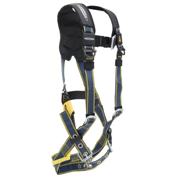 Werner H112004 Blue Armor Standard Back D-Ring Harness, XL, Polyester, Quick-Connect Chest, Tongue Buckle Legs product image