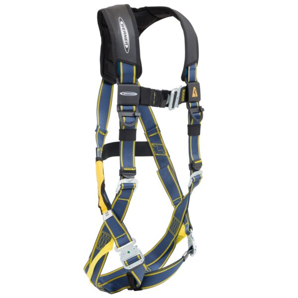Werner H113004 Blue Armor Standard Back D-Ring Harness, XL, Quick-Connect Chest, Tongue Buckle Legs product image