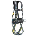 Werner H133102 Blue Armor Construction Harness, 3 D-Rings, Quick-Connect Buckles, Size M/L product image