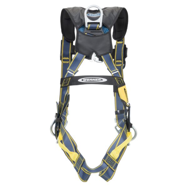 Werner H162005 Blue Armor Climbing/Positioning Harness, Back/Hip/Front D-Rings, XXL product image