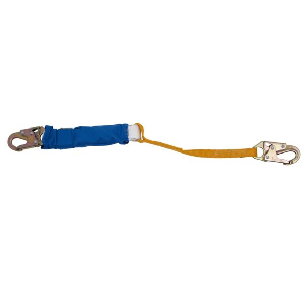 Werner C311104 3ft DeCoil Lanyard, DCELL Shock Pack, 1 in Web, Snap Hook product image