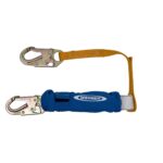 Werner C311104 3ft DeCoil Lanyard, DCELL Shock Pack, 1 in Web, Snap Hook product image