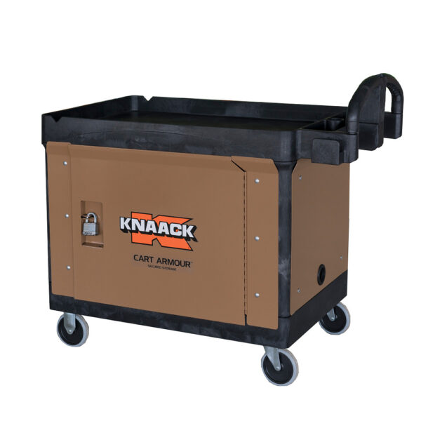 KNAACK CA-01 Cart Armour Mobile Cart Security Paneling for Rubbermaid 4520-88, 16-Gauge Steel, Tan product image