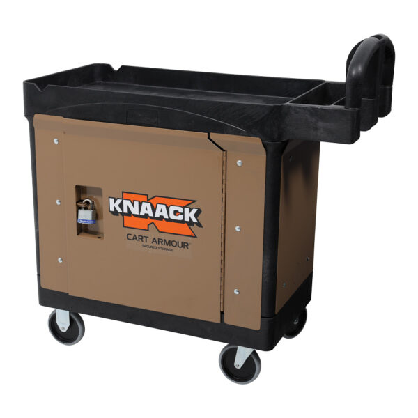 KNAACK CA-04 Cart Armour Mobile Cart Security Paneling for Rubbermaid 4500-88 and Toter ULC00-S0001, Tan product image