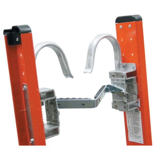 Werner 92-88 Cable Hook and V-Rung Assembly, Aluminum/Steel, 9.96 in L x 14.04 in W x 3 in H product image