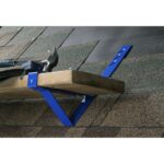 Werner FRB4510-10 Fixed Roof Bracket, 45? for 12/12 Pitch, Powder-Coated Steel product image